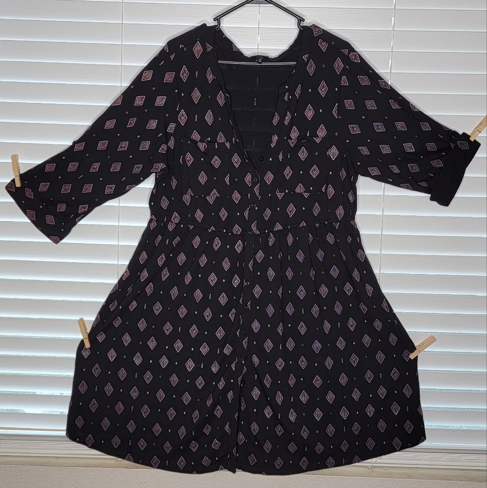 Torrid Geometric Skater Dress